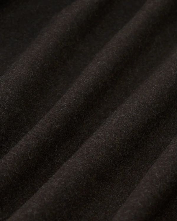 LE BLOUSON LAINE MARRON