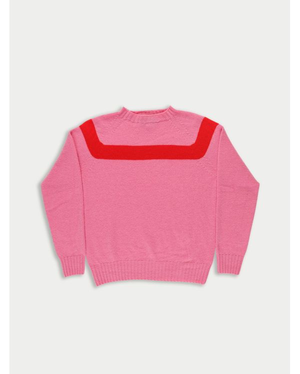 OSSIE PINK / RED SWEATER