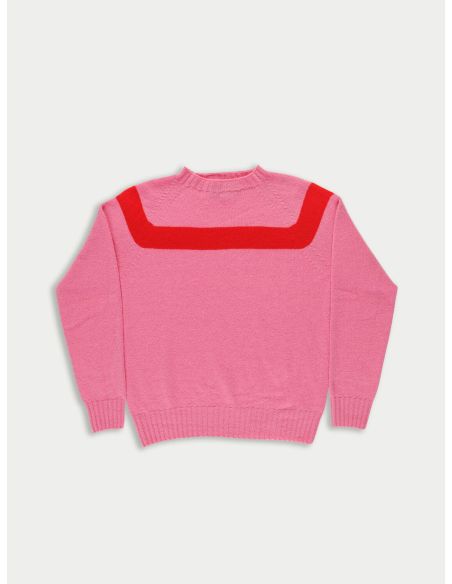 OSSIE PINK / RED SWEATER