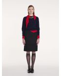 PULL COL ROND CLARK BLEU MARINE