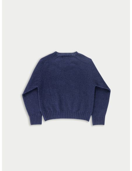 PULL COL ROND CLARK BLEU MARINE