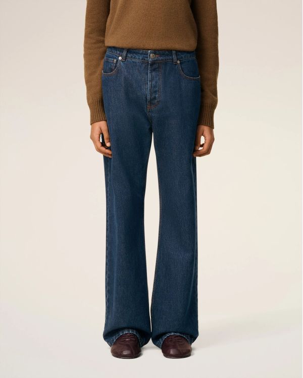 JEANS LARGE COTON INDIGO 2