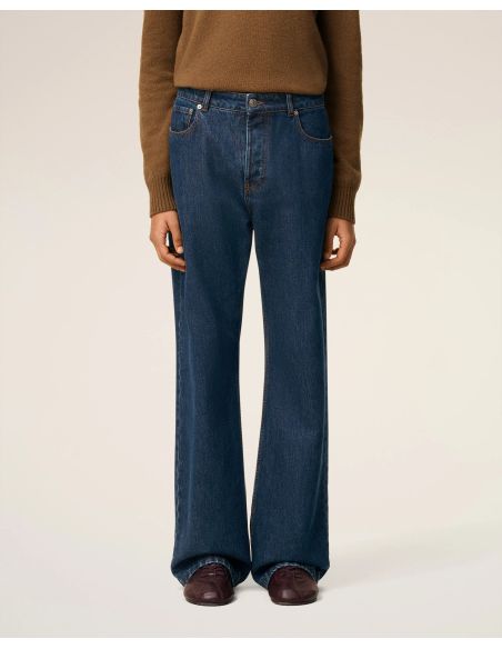 JEANS LARGE COTON INDIGO