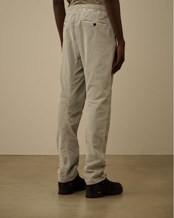 CORDUROY CARGO PANTS LONDON FOG GREY