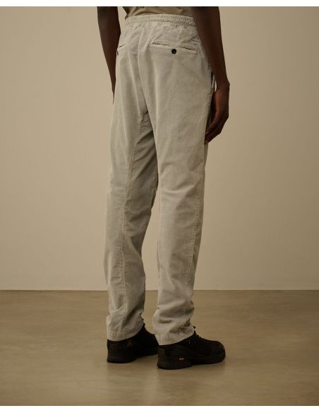PANTALON CARGO EN VELOURS CÔTELÉ LONDON FOG GRIS