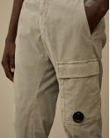 CORDUROY CARGO PANTS LONDON FOG GREY