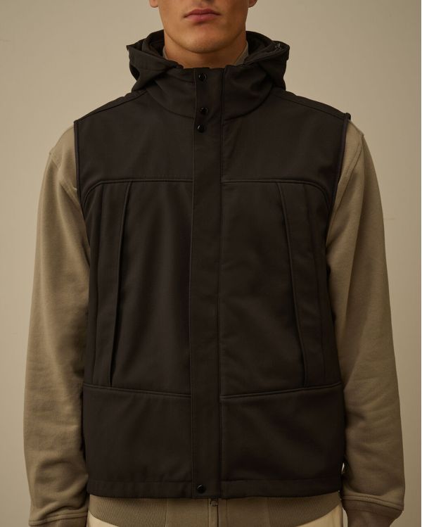 VESTE SANS MANCHES GOGGLE NOIR