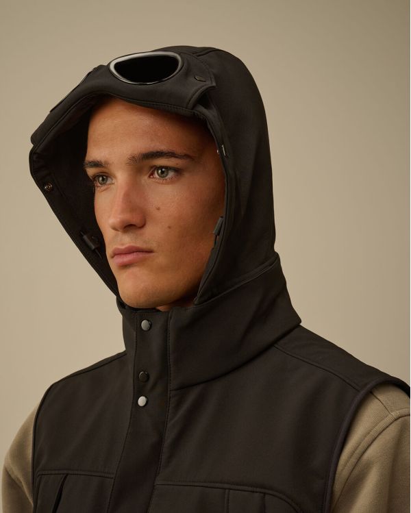 VESTE SANS MANCHES GOGGLE NOIR