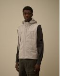 VESTE SANS MANCHES GOGGLE LONDON FOG GRIS