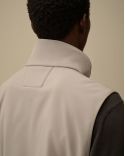 GOGGLE SLEEVELESS JACKET LONDON FOG GREY