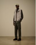 GOGGLE SLEEVELESS JACKET LONDON FOG GREY