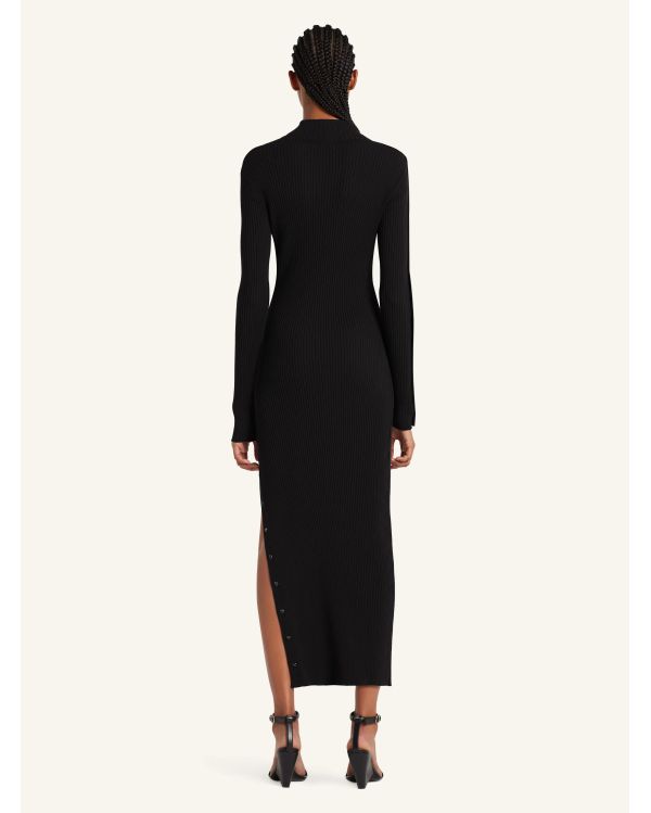 KNIT REISSUE DRESS BLACK