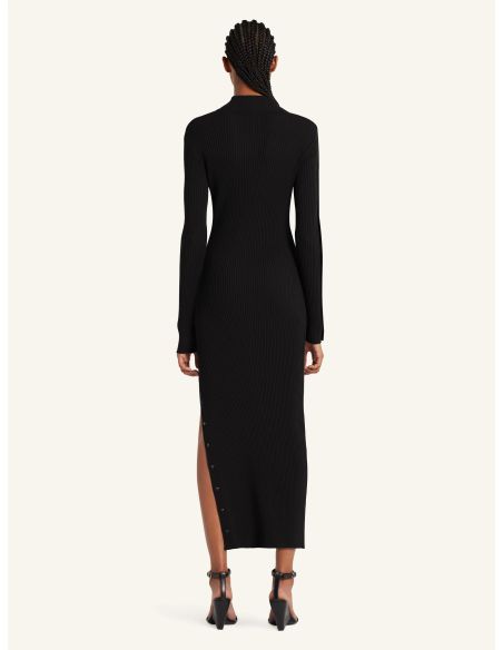 KNIT REISSUE DRESS BLACK