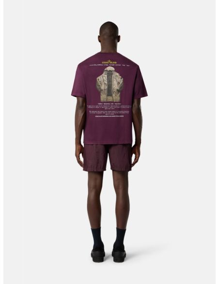 ARCHIVIO PRINTED T-SHIRT AMARANTE