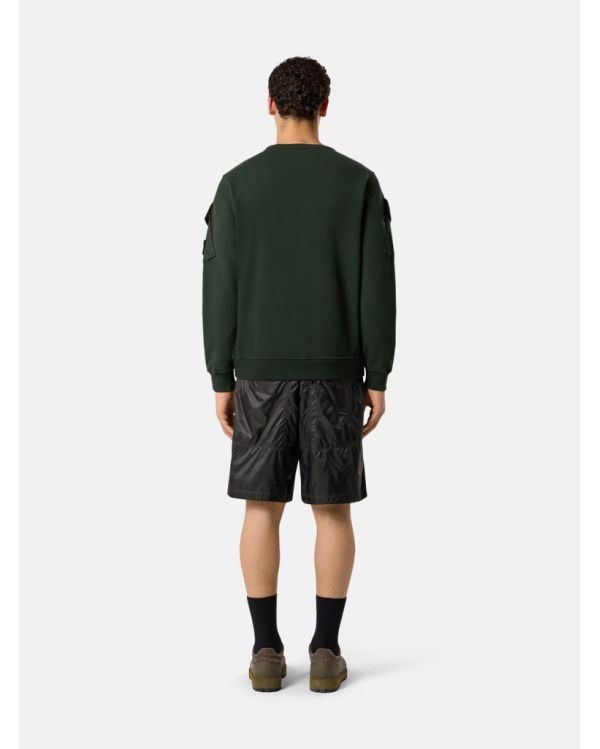 SWEATSHIRT 6100008 WITH POCKETS JUNIPER GREEN