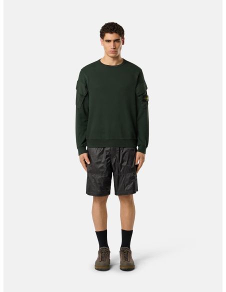SWEATSHIRT 6100008 WITH POCKETS JUNIPER GREEN
