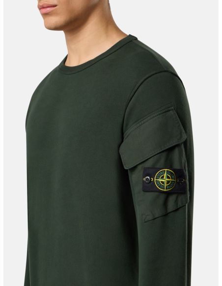 SWEATSHIRT 6100008 AVEC POCHES VERT JUNIPER