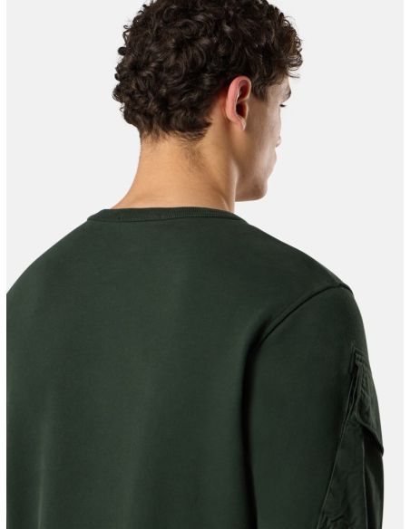 SWEATSHIRT 6100008 WITH POCKETS JUNIPER GREEN