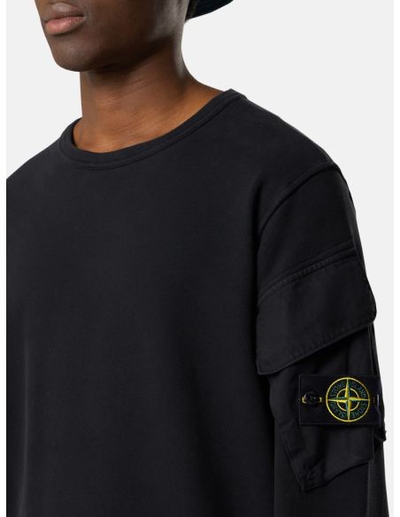 SWEATSHIRT 6100008 WITH POCKETS BLACK