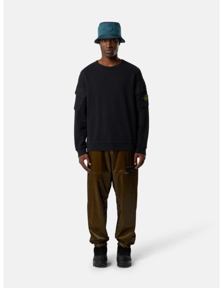 SWEATSHIRT 6100008 AVEC POCHES NOIR