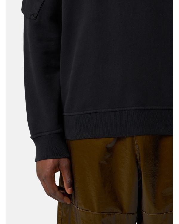 SWEATSHIRT 6100008 WITH POCKETS BLACK