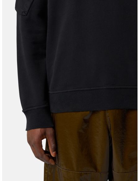 SWEATSHIRT 6100008 AVEC POCHES NOIR