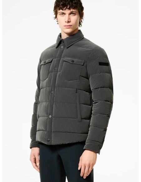 VESTE SURCHEMISE TECHNO VELVET 1000 TUBIC 10 VERT FORÊT