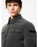VESTE SURCHEMISE TECHNO VELVET 1000 TUBIC 10 VERT FORÊT
