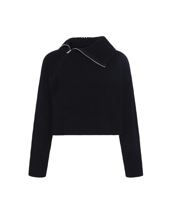 PULL EN MAILLE NOIR