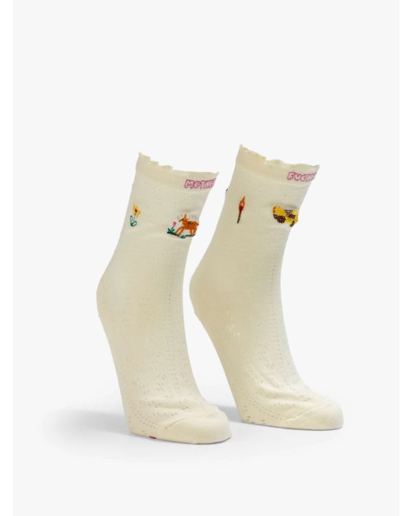 CHAUSSETTES THE HALF STEP BEIGE IN THE WILD
