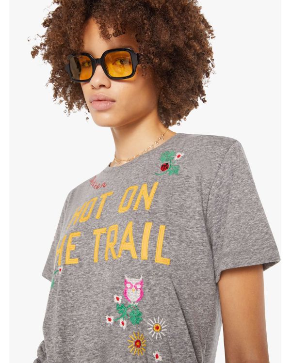 TSHIRT THE ROWDY GRIS HOT ON THE TRAIL
