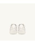 MEDALIST LOW WOM PATENT/FLOWER WHITE