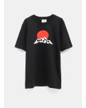 T-SHIRT IMPRIMÉ MONTAGNE BLANCHE NEIGE