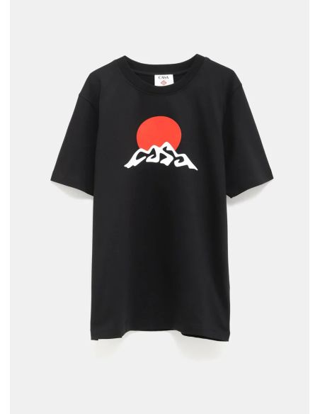 T-SHIRT IMPRIMÉ MONTAGNE BLANCHE NEIGE