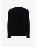 CINEMATT ROUND KNIT BLACCK SWEATER