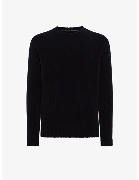 CINEMATT ROUND KNIT BLACCK SWEATER