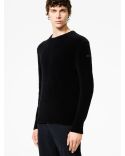 PULL CINEMATT ROUND KNIT NOIR