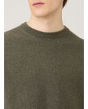PULL RAS DU COU CACHEMIRE KAKI