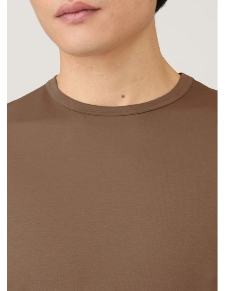 TSHIRT CLASSIQUE BRUN PROFOND