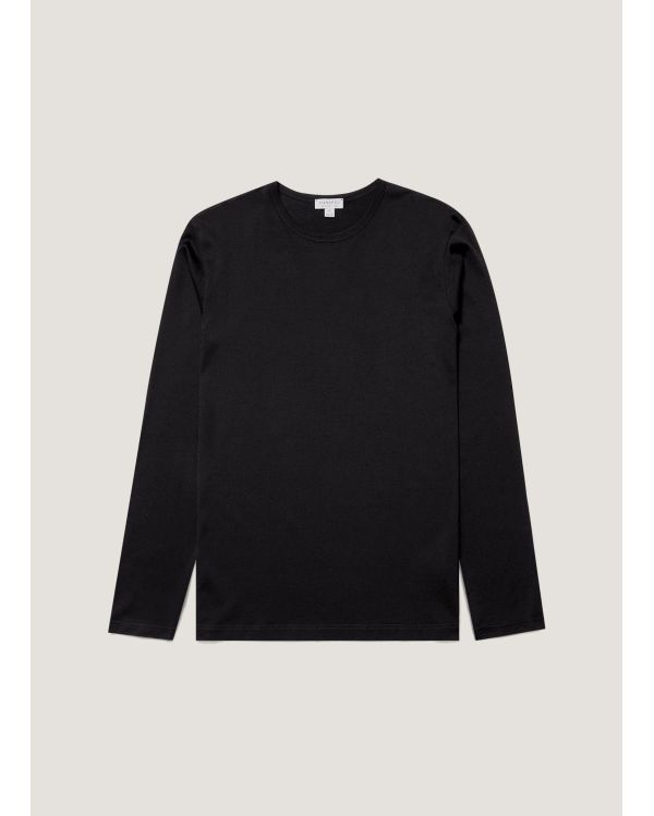 TSHIRT MANCHES LONGUES CLASSIQUE NOIR