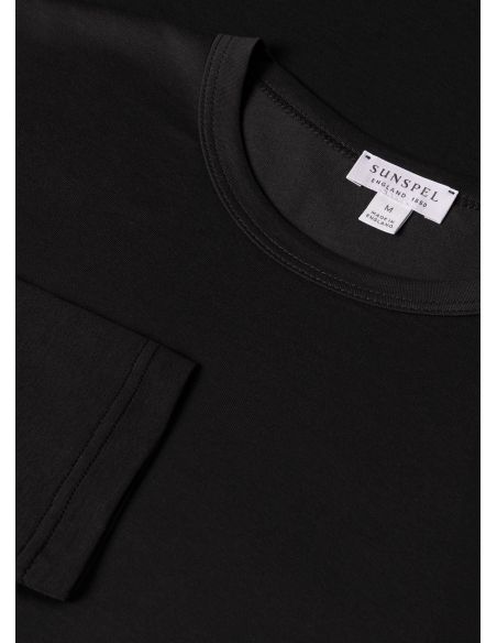 TSHIRT MANCHES LONGUES CLASSIQUE NOIR