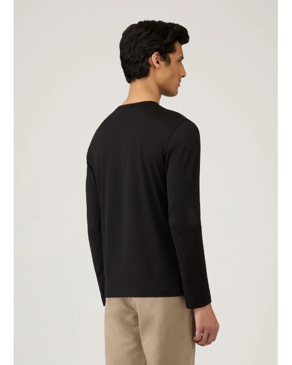 TSHIRT MANCHES LONGUES CLASSIQUE NOIR 2