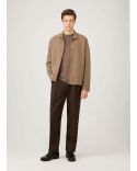 TSHIRT MANCHES LONGUES CLASSIQUE BRUN PROFOND