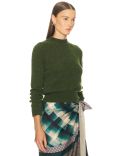 DARK GREEN TEXAS SWEATER