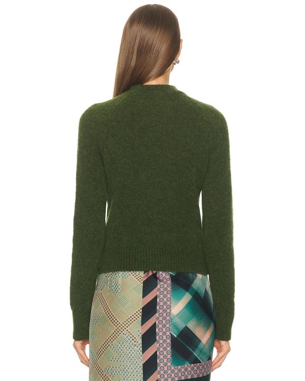 DARK GREEN TEXAS SWEATER