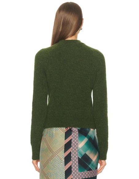 DARK GREEN TEXAS SWEATER