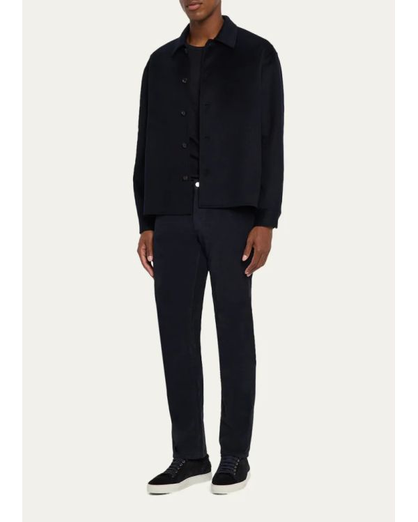 L'HOMME SLIM CORDUROY BLEU FONCÉ