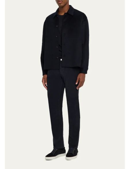 L'HOMME SLIM CORDUROY DARK NAVY