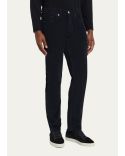 L'HOMME SLIM CORDUROY BLEU FONCÉ