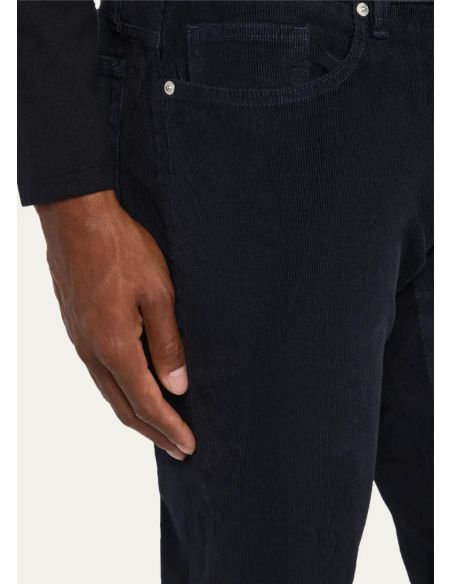 L'HOMME SLIM CORDUROY BLEU FONCÉ
